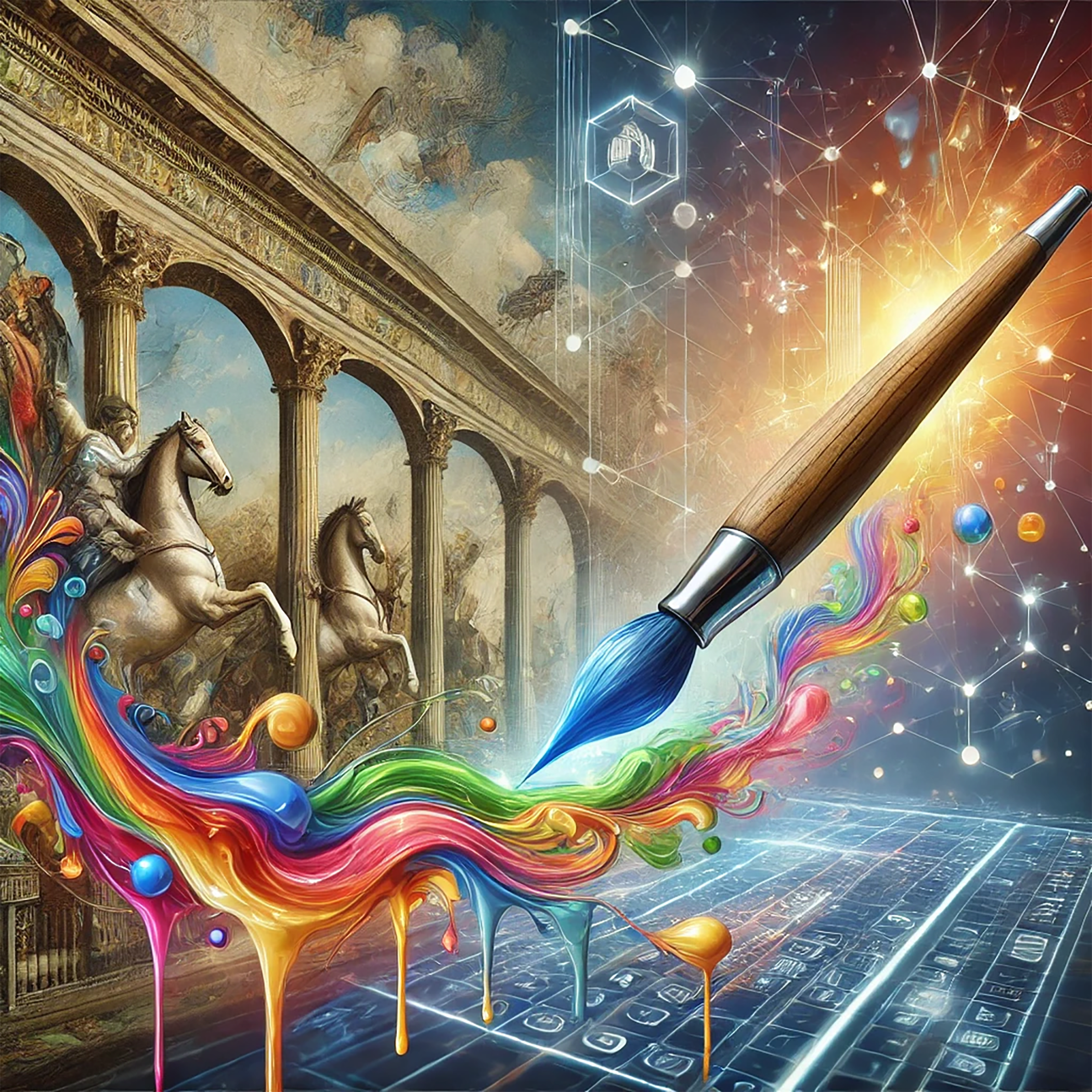 3.0 The Fusion of Art and AI in Mural Design Landing Page Image 1