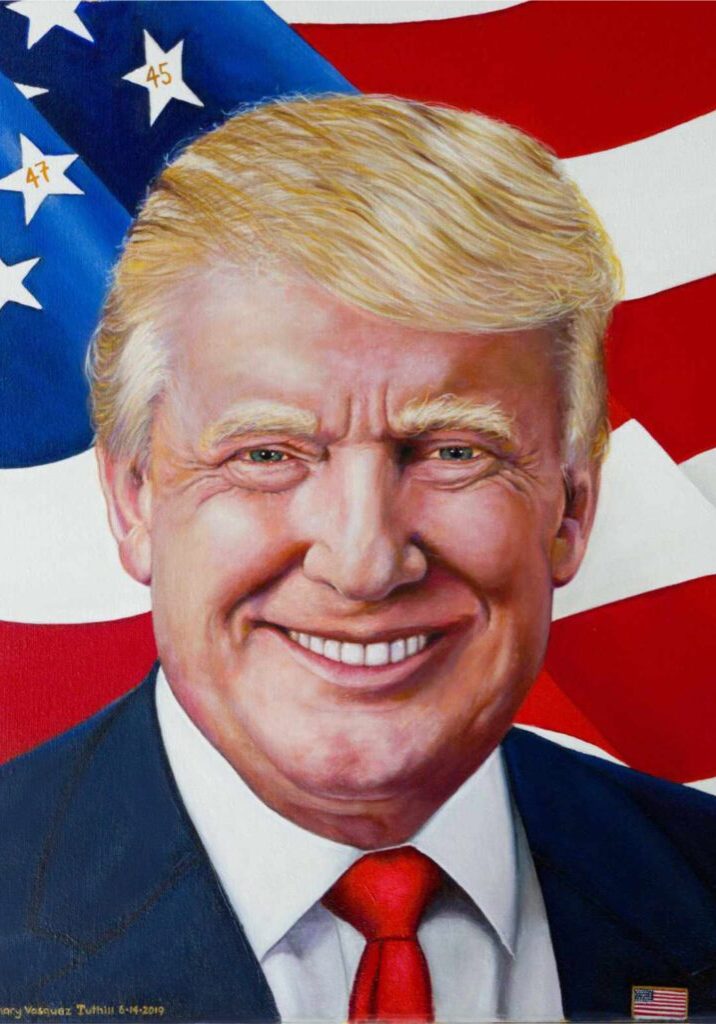 Portrait of Donald Trump