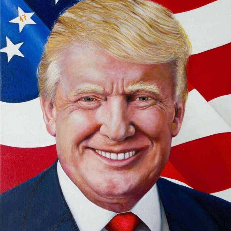 Portrait of Donald Trump